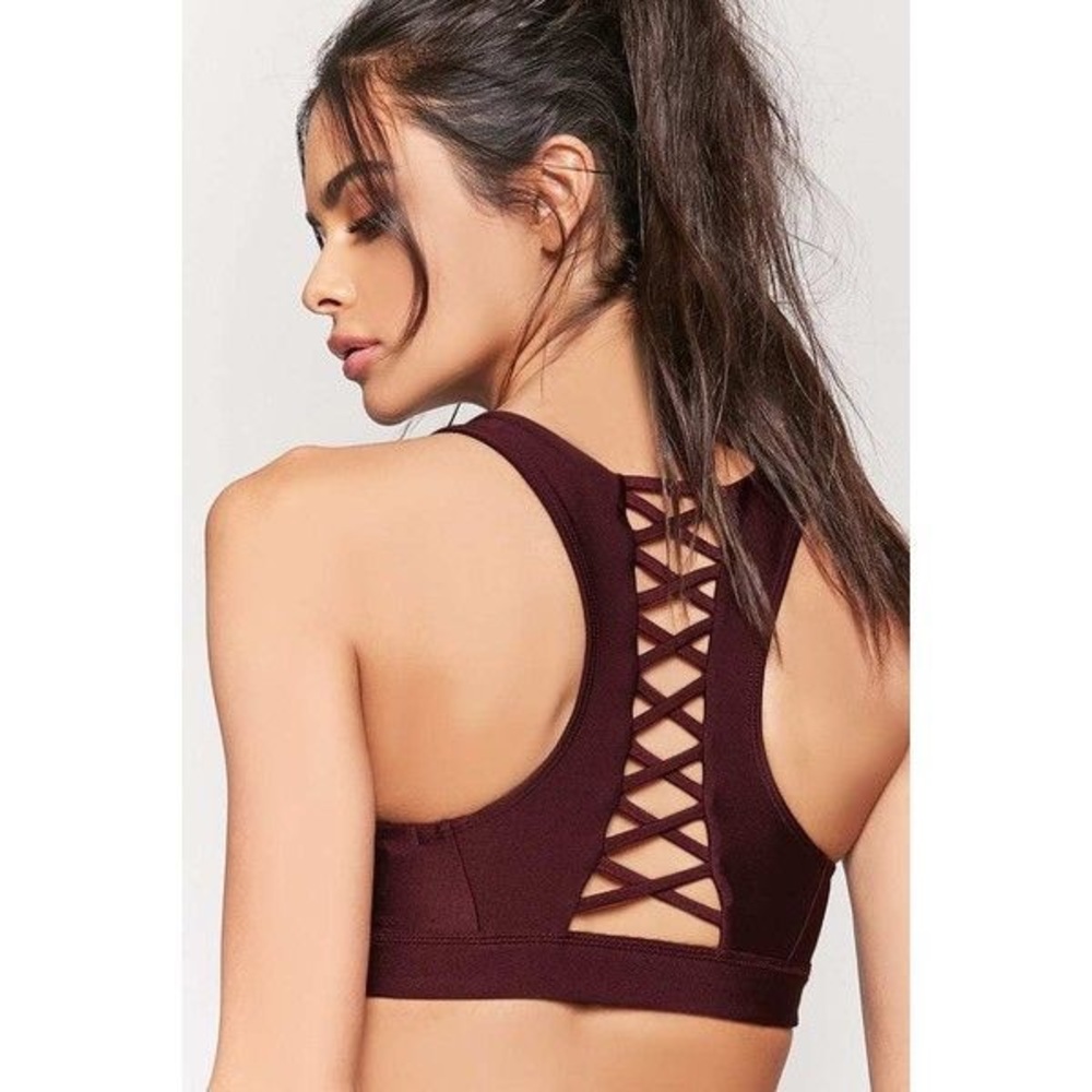 Forever 21 Plum Sports Bra